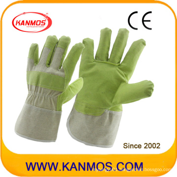 Vinyl Artificial Leather Industrial Safety Work Gloves (41015)